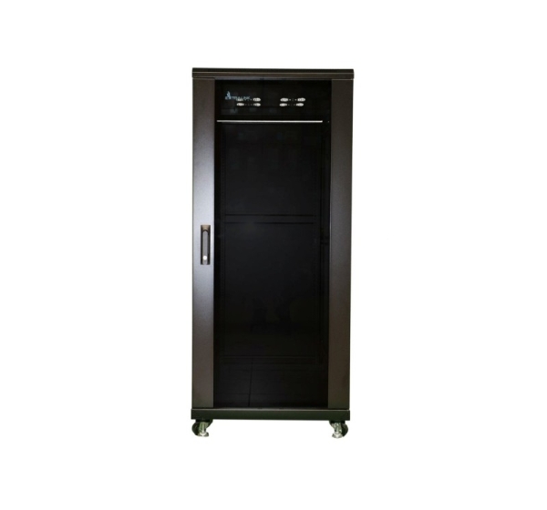 Extralink Rackmount cabinet 27U 600x1000 Black standing
