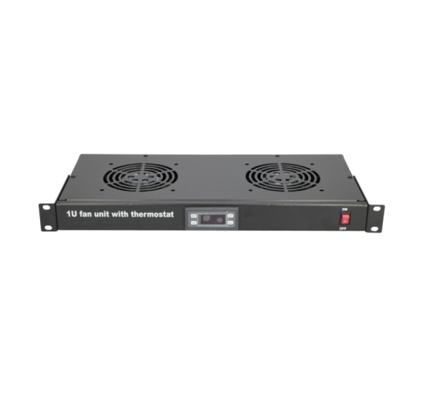 Extralink | Fan Panel | 19", 2 fans, with thermostat