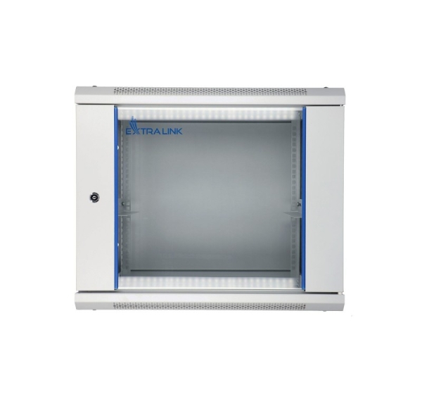 Extralink Rackmount cabinet 9U 600x450 Gray wall mounted
