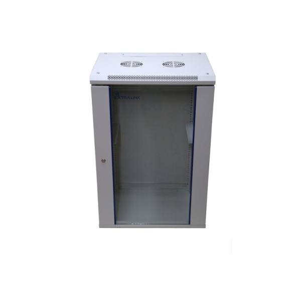 Extralink Rackmount cabinet 15U 600x600 Gray wall mounted