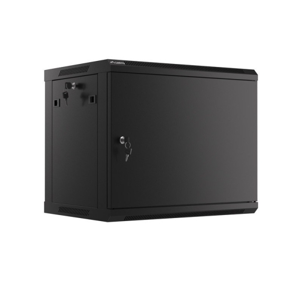 Lanberg WF01-6409-00B rack cabinet 9U Wall mounted rack Black