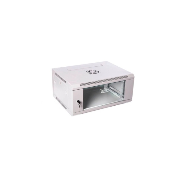 Digitus DN-W19 06U/450 rack cabinet 6U Wall mounted rack Light grey