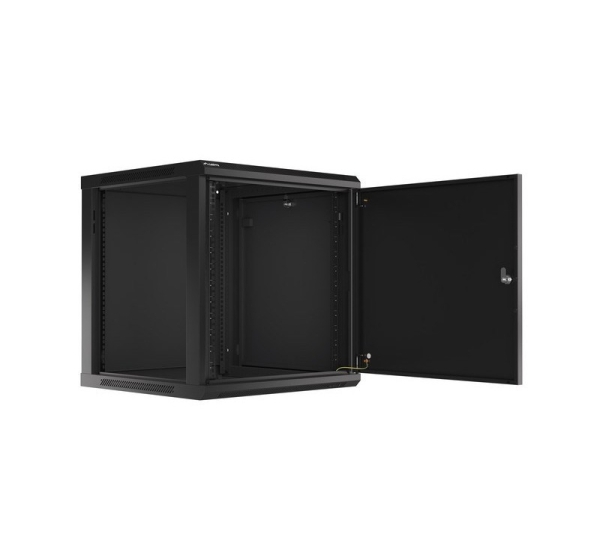 Lanberg WF01-6612-00B rack cabinet 12U Wall mounted rack Black