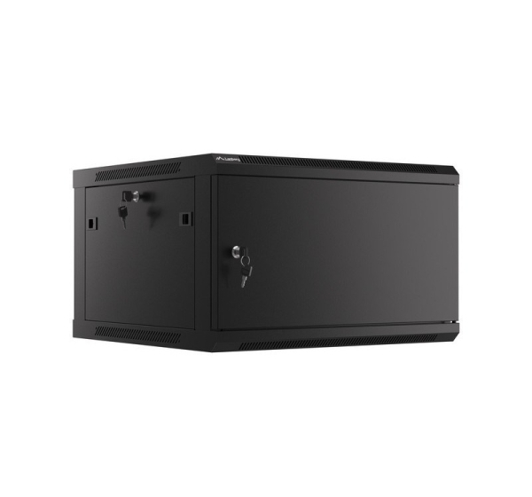 Lanberg WF01-6606-00B rack cabinet 6U Wall mounted rack Black