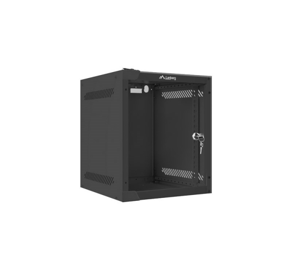 LANBERG WALL-MOUNTED RACK CABINET 10" 6U (280X310, BLACK)