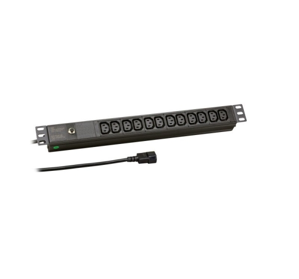 EFB Elektronik EK631CC.1 power distribution unit (PDU) 12 AC outlet(s) 1U Black