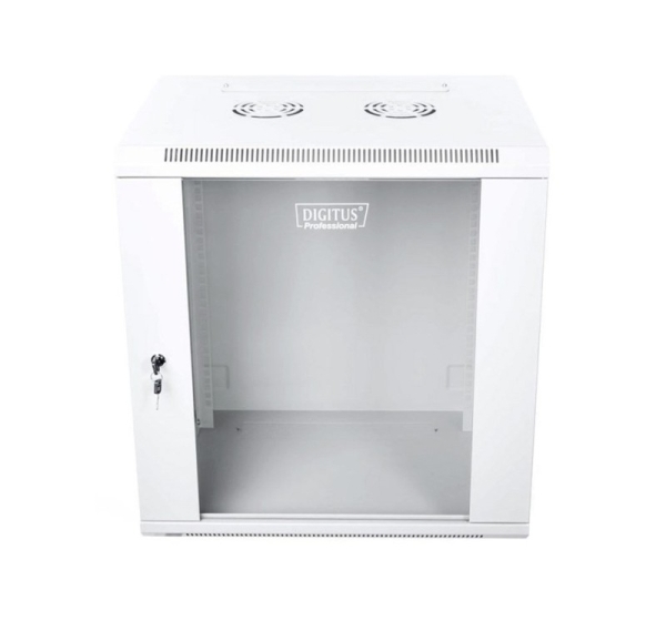 Digitus DN-W19 12U/450 rack cabinet Wall mounted rack Grey