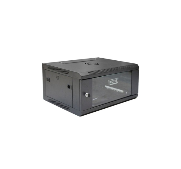 Digitus DN-W19 04U/450/B rack cabinet 4U Wall mounted rack Black