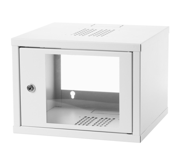 Digitus CL-19 04U rack cabinet 4U Wall mounted rack Light grey