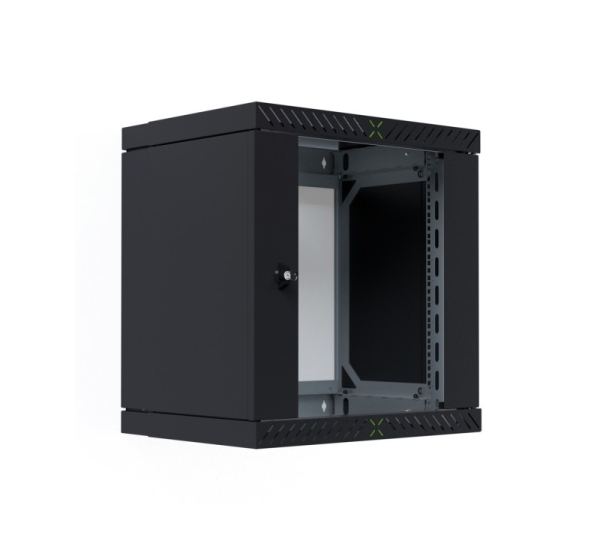 EFB Elektronik WGX-1206TS.G1 rack cabinet 12U Wall mounted rack Black