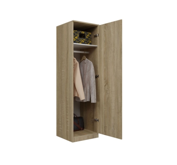 Topeshop SD-50 SON KPL bedroom wardrobe/closet 5 shelves 1 door(s) Oak