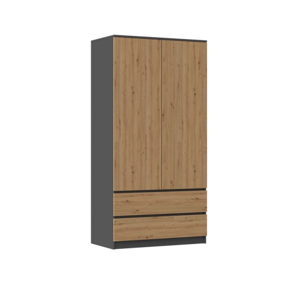 Topeshop SZAFA MALWA AN/AR K bedroom wardrobe/closet 5 shelves 2 door(s)