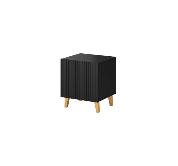 PAFOS bedside table 2 pcs. 45x40x51 cm matte black