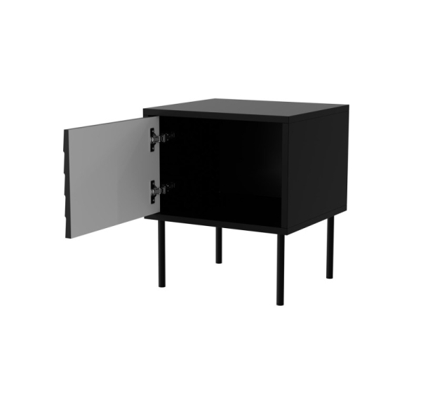 Cama Bedside cabinet, 2 pcs. CORTINA 45x40x51 black