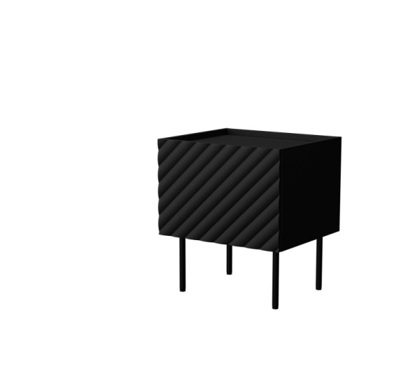 Cama LUCCA bedside cabinet, 2 pcs, 47x40x52, black