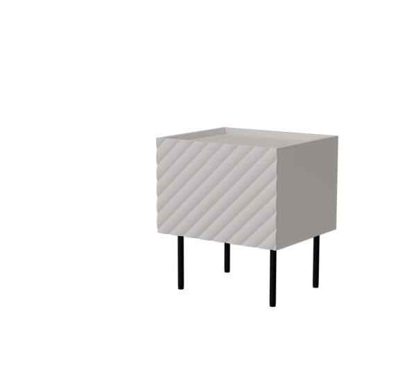 Cama LUCCA bedside cabinet, 2 pcs, 47x40x52, cashmere