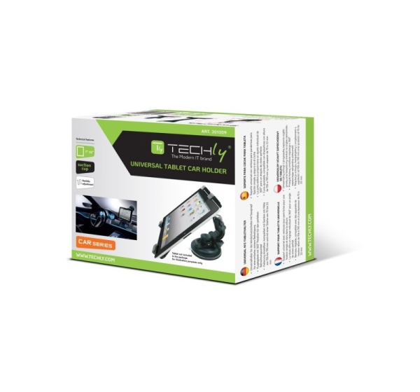 Techly Universal Car Sucker Stand for Tablet 7-10.1" I-TABLET-VENT