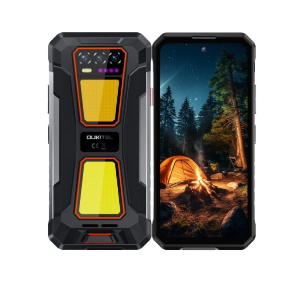 Oukitel WP58 Pro 6,7" Smartphone Dual SIM Android 15 5G USB Type-C 8 GB 512 GB 10000 mAh Black, Orange