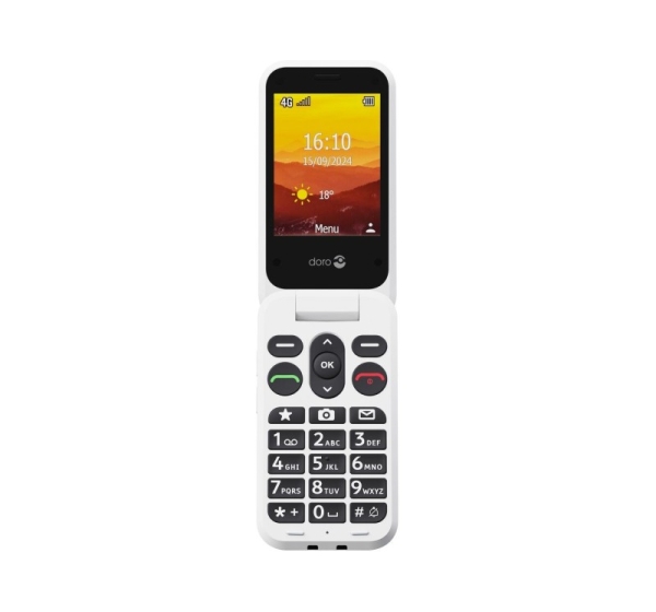 Doro Leva L30 7.11 cm (2.8") 142.7 g Black, White Feature phone