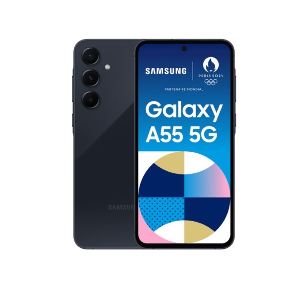 Samsung Galaxy A55 5G 16.8 cm (6.6") Hybrid Dual SIM USB Type-C 8 GB 128 GB 5000 mAh Navy