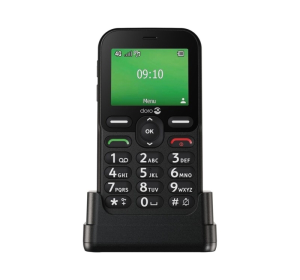 Doro Leva E10 6.1 cm (2.4") 118.9 g Black Senior phone