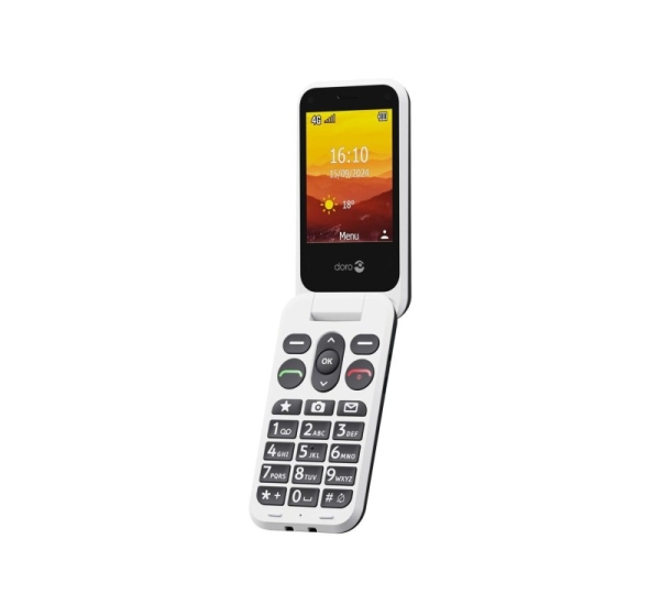 Doro Leva L20 7.11 cm (2.8") 132 g Black, White Feature phone