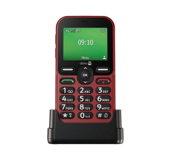 Doro Leva E10 6.1 cm (2.4") 118.9 g Red Senior phone