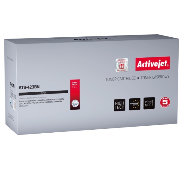 Activejet ATB-423BN toner (replacement for Brother TN-423BK; Supreme; 6500 pages; black)