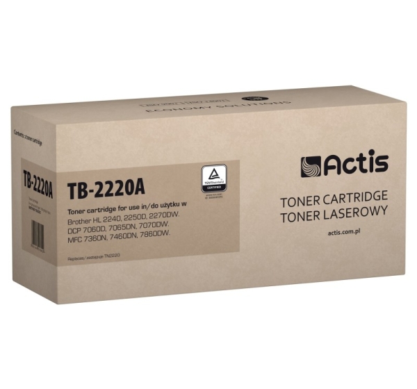 Actis TB-2220A Toner (replacement for Brother TN2220; Standard; 2600 pages; black)