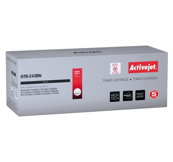 Activejet ATB-243BN Toner (replacement for Brother TN-243BK; Supreme; 1000 pages; black)