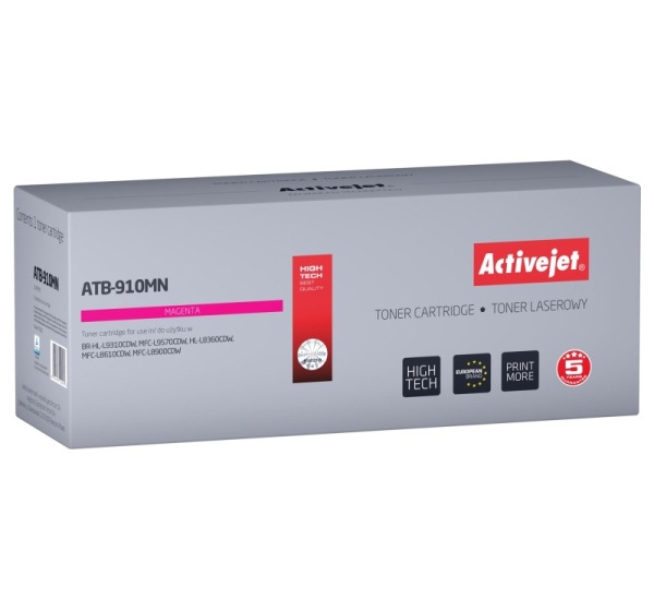 Activejet ATB-910MN Toner (replacement Brother TN-910M; Supreme; 9000 pages; magenta)