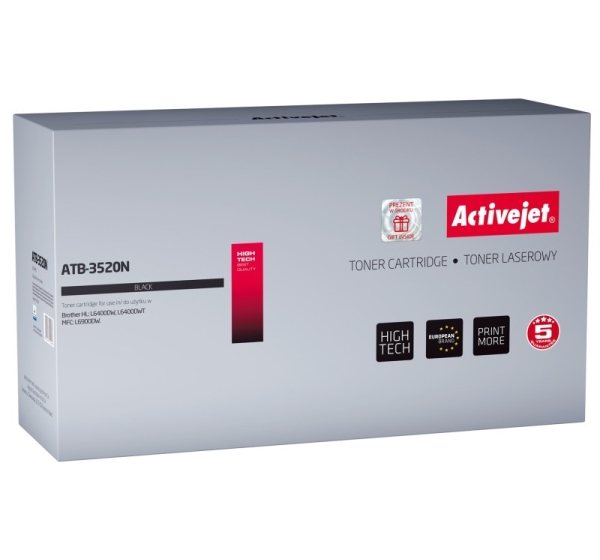 Activejet ATB-3520N Toner (replacement for Brother TN-3520; Supreme; 20000 pages; black)