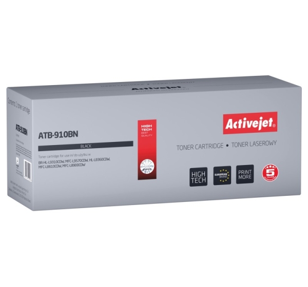 Activejet ATB-910BN Toner (replacement Brother TN-910BK; Supreme; 9000 pages; black)