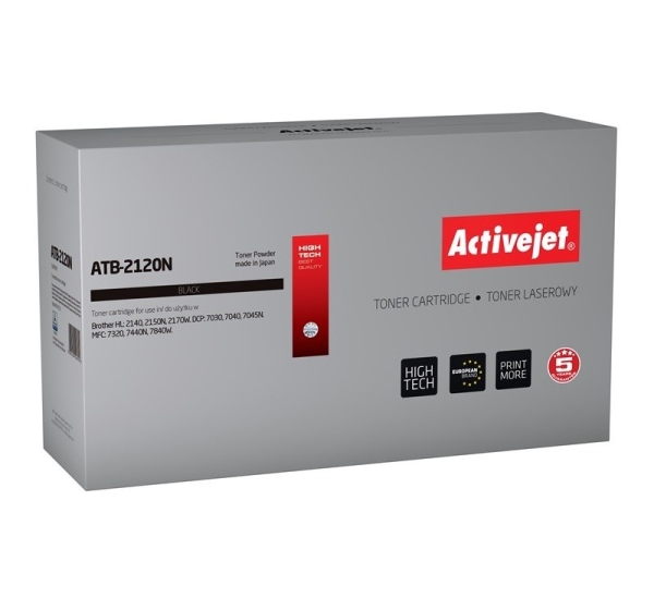 Activejet ATB-2120N Toner (replacement for Brother TN-2120; Supreme; 2600 pages; black)