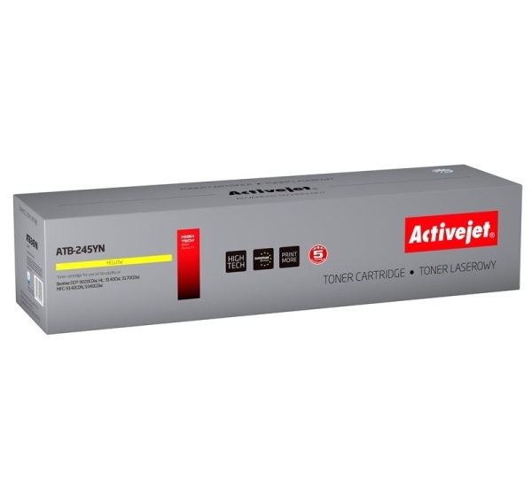 Activejet ATB-245YN Toner (replacement for Brother TN-245Y; Supreme; 2200 pages; yellow)