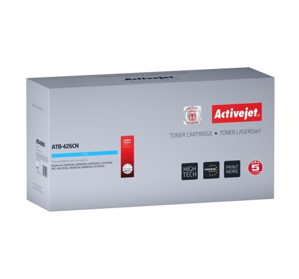 Activejet ATB-426CN toner (replacement for Brother TN-426C; Supreme; 6500 pages; cyan)