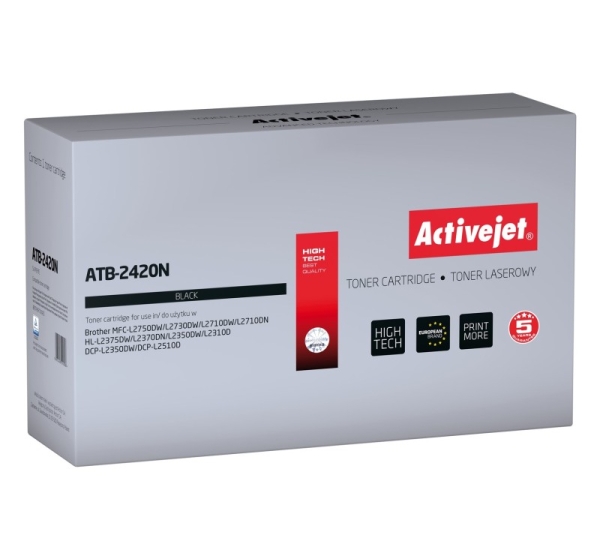 Activejet ATB-2420N Toner (replacement for Brother TN-2420A; Supreme; 3000 pages; black)