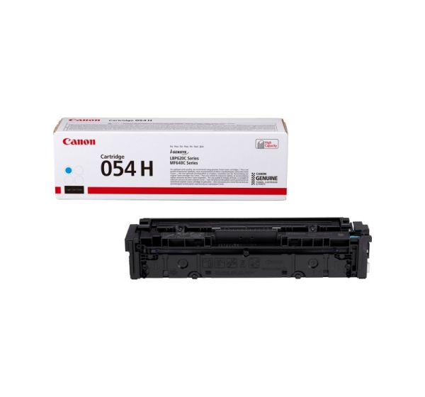 Canon 054 H High Yield Toner Cartridge, Cyan
