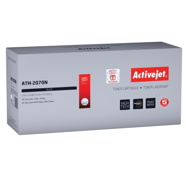 Activejet ATH-2070N toner (replacement for HP 117A W2070A; 2070A; Supreme; 1000 pages; black)
