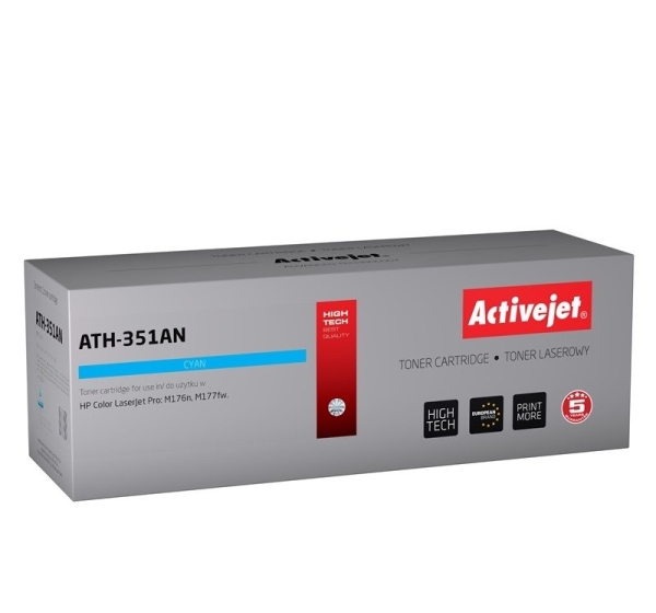 Activejet ATH-351AN Toner (replacement for HP 205A CF351A; Supreme; 1100 pages; cyan)