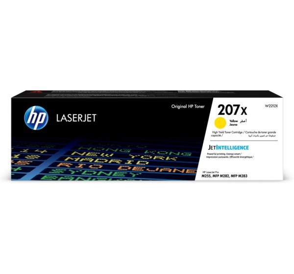 HP 207X - Hojtydende - gul - original