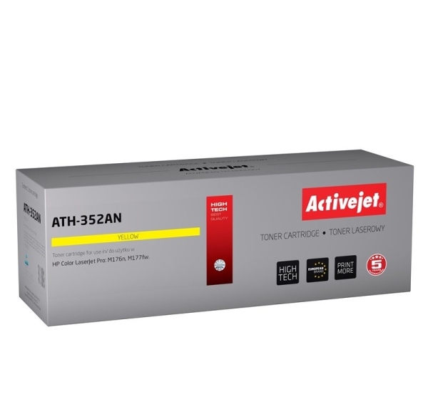 Activejet ATH-352AN Toner (replacement for HP 205A CF352A; Supreme; 1100 pages; yellow)