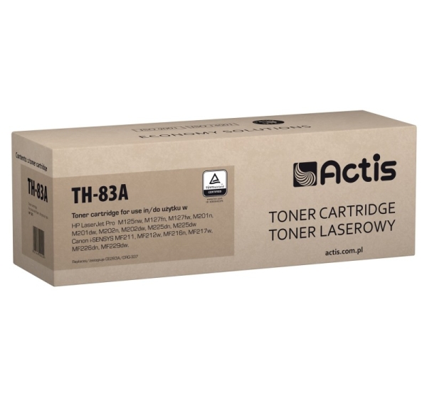 Actis TH-83A Toner (replacement for HP 83A CF283A, Canon CRG-737; Standard; 1500 pages; black)
