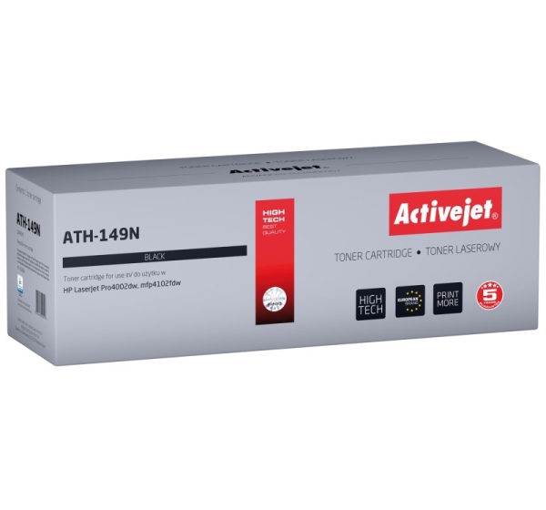 Activejet ATH-149N Toner (replacement for HP 149A HP149A W1490A; Supreme; 2,900 pages; black)