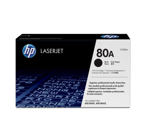 HP 80A - sort - original - LaserJet -