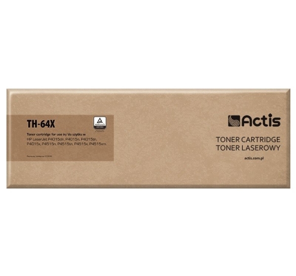 ACTIS TH-64X Toner Cartridge (replacement for HP 64X CC364X; Standard; 24000 pages; black)