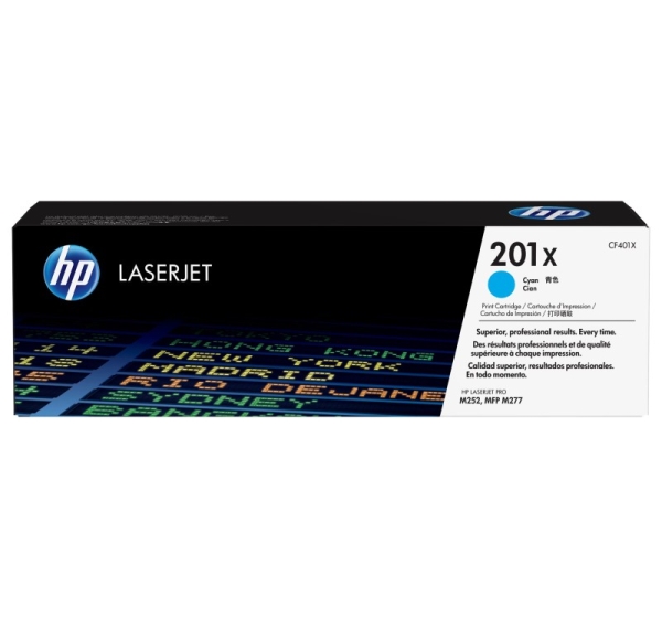 HP 201X - Hojtydende - cyan - original