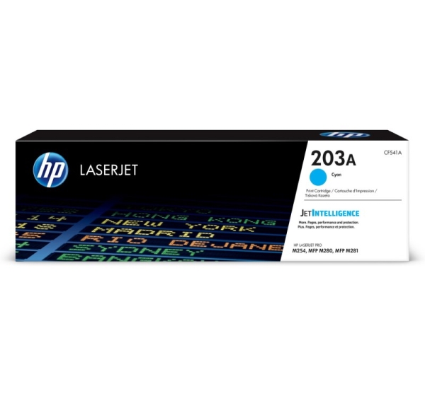 HP 203A Cyan Original LaserJet Toner Cartridge