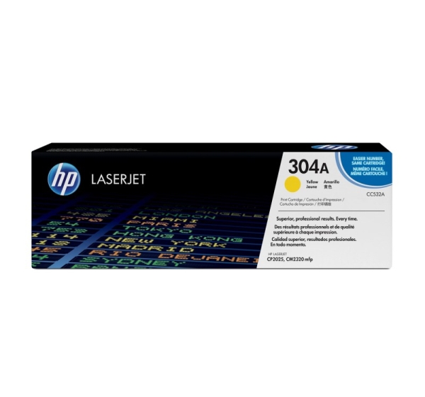 HP Toner Cartridge - CC532A - No.304A - yellow - 2.800pages