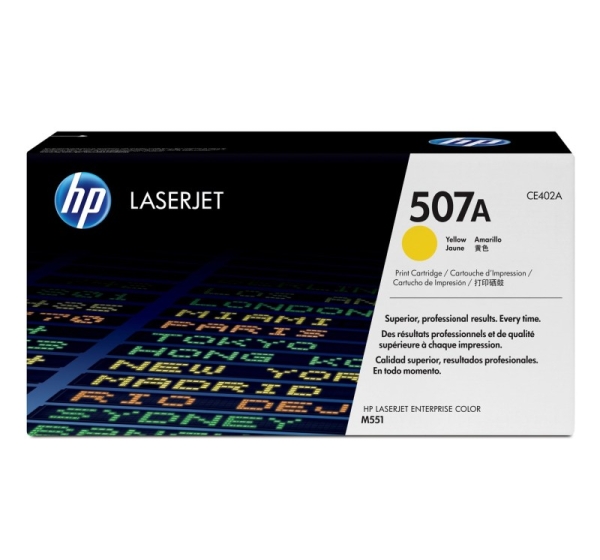 HP 507A - gul - original - LaserJet -